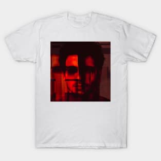 POSSESSED Dark Aesthetic Creepy Halloween Portrait T-Shirt